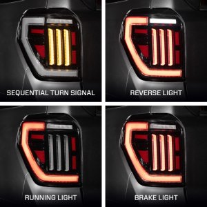 Toyota 4Runner Tail Lights - FORM Lighting - Sequential LED - Smoked - `10-`24